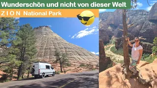 29 Zion - Wunderschön und nicht von dieser Welt - #utah #usa #camperlife #wandern #vanlife #zion