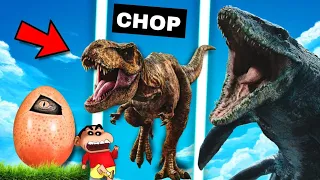 SHINCHAN And CHOP Upgrading A DINOSAUR EGG Into A BIG MOSASAURUS |DINOSAUR GAME|IamBolt Gaming