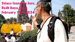 Feeling blessed in Bodh Gaya,  the holiest Buddhist site in the world. #tibetanvlogger #buddhism