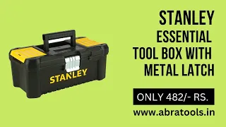 STANLEY | ESSENTIAL TOOL BOX WITH METAL LATCHE | STST1-75515 | HANDTOOLS | STANLEY BLACK & DECKER