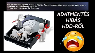 ⚠️Adatvesztés - helyreállítás óriási szerencsével, egy hibás HDD utolsó forgásai💻🧰