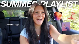the ULTIMATE summer playlist + drive with me