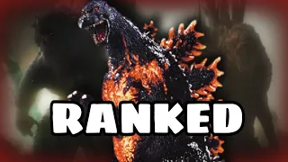 Ranking All Godzilla Designs!!! Worst To Best!!!