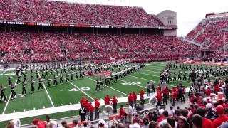 Ohio State Marching Band Pregame part 2 OSU vs. Kent State 9 13 2014