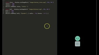 Ball Bouncing on 'Stone' in Corona SDK