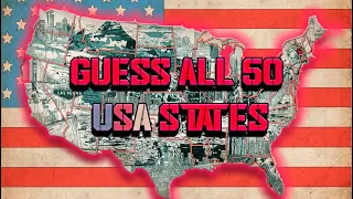 GUESS ALL 50 US STATES  | EASY QUIZY