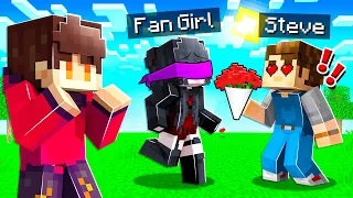 My CRAZY FAN GIRL Goes on a DATE in Minecraft!