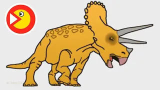 Тираннозавр Трицератопс и Диплодок - Мультик про динозавров