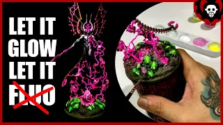 HOW to use Fluorescent Paints | HOW to paint the VOID DRAGON