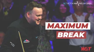 MAXIMUM BREAK! | Shaun Murphy 147 | 2023 BetVictor Welsh Open [4-1 vs Wells, L16]