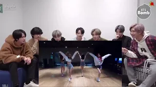 Bts reaction to blackpink - forever young dance pratice