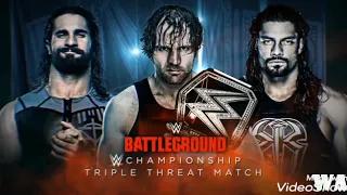 WWE Seth Rollins vs Dean Ambrose vs Roman Reigns WWE highlights