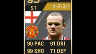 FIFA 12 TOTY ROONEY 95 Player Review & In Game Stats Ultimate Team