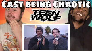 the teen wolf cast being chaotic for 8 and a half minutes straight REACTION