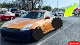 NISSAN 350z GETS SLAMMED + NEW WHEELS SET UP