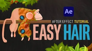 After Effects Easy Hair Growing Animation Tutorial