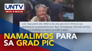Lola na namalimos ng pera para sa grad pic ng apo, nagpaantig sa maraming netizen