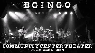Boingo | Live at the Community City Theater | 7-22-1994