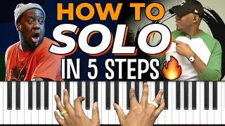 How To Solo | Robert Glasper Piano Licks in 5 STEPS | Chromatic Scales + BONUS!