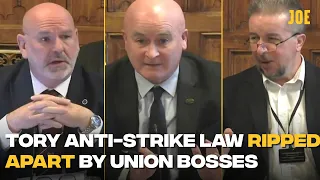 Watch in full: Mick Lynch and union bosses embarrass the Tories in their own Select Committee