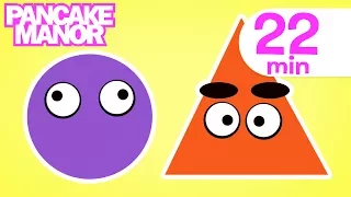 Shapes Song + More Songs for Kids | Pancake Manor