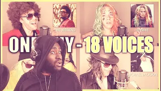 HE RESPONDED!!!! ONE GUY, 18 VOICES! (Post Malone, Britney Spears, Harry Styles & MORE) (Reaction!!)
