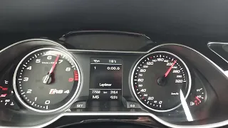 Audi RS4 b8 kurzer Autobahn Sprint, 50-200+ , 100-200, Eventuri inside,