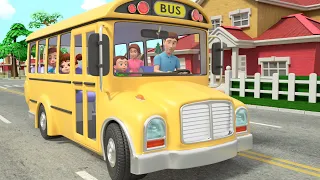 Wheels on the Bus - Baby Animals School | Wanne Be Like Mommy +more Nursery Rhymes & Kids Songs