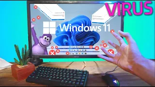 DESTRUI Windows 11 con VIRUS MASIVOS