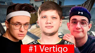 FACEIT! S1mple, Evelone, Buster, Strogo, Karavay (map 1, Vertigo) | S1mple stream | CS GO