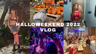 VLOG ★ halloweekend in college - parties, costumes, and getting sick