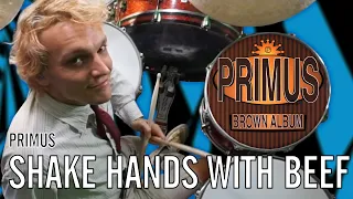 Primus - Shake Hands With Beef | Office Drummer [First Time Hearing]