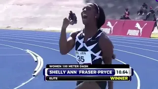 Shelly Ann Fraser Pryce 10 63!!!!  100M