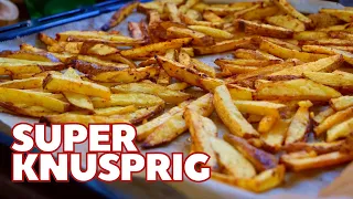 Knusprig, golden und unwiderstehlich: Die Kunst perfekter Ofen-Pommes!