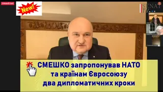 👉Ігор СМЕШКО запропонував НАТО та країнам Євросоюзу два дипломатичних кроки для світової безпеки