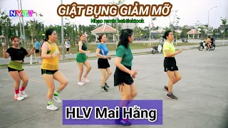 Aerobic Giật Bụng HLV Mai Hằng| Đốt Mỡ Giảm Eo Hiệu Quả || 10 phút tại công viên B5. (aerobic)