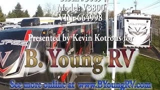 Stock #3069 2014 38-foot Voltage 5th Wheel Toy Hauler (Kevin Kotrous)