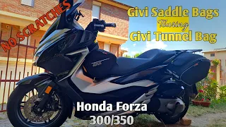 Honda Forza 300/350 FULL GIVI  *EA105B TUNNEL BAG + EA101B Saddle Bags*