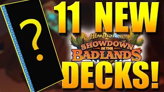 11 Fun NEW Showdown in the Badlands Decks! | Hearthstone