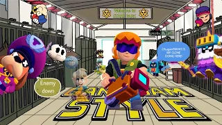 Buster sings "GANGNAM STYLE" AI COVER Brawl Stars