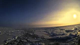 Sun Tracking & Ice Floe Movement, 87.5°N