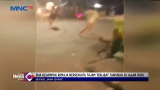 LIVE di Medsos, Dua Kelompok Remaja Bersenjata Tajam Tawuran di Bekasi  #LintasiNewsMalam 15/09