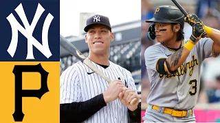 New York Yankees Vs Pittsburgh Pirates [Mar 20 2024] Game Highlights  | MLB Spring Training 2024