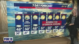 Cozy temperatures and sunny skies in our forecast | FOX 13 Seattle