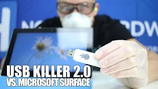 USB Killer 2.0 vs. Microsoft Surface - Killing a PC in seconds