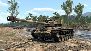 War Thunder: T26E1-1 Super Pershing  American Heavy Tank Gameplay [1440p 60FPS]