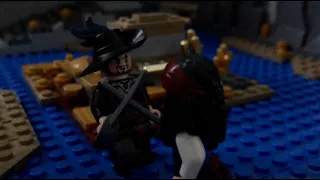 LEGO Pirates of the Caribbean stop motion Isla de muerta scene