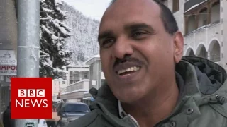 What would the refugees of Davos say to world leaders ? BBC News