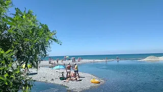 головинка.впадение реки в море.head, confluence of the river into the sea