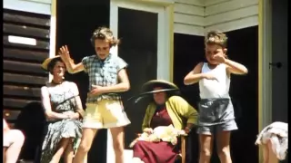 Family with hula hoops, c.1958